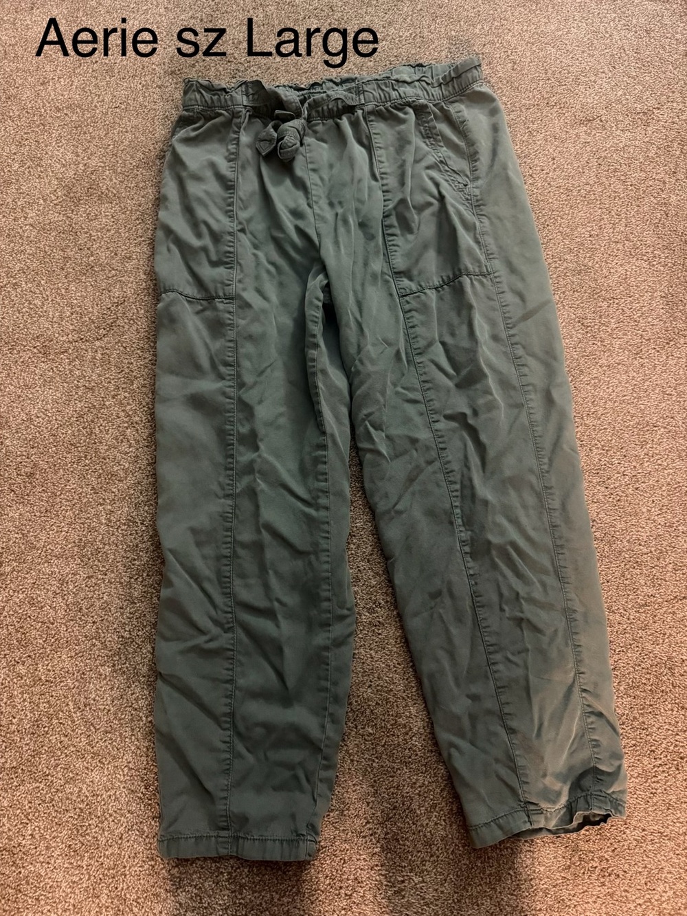 aerie womens pants in Olive sz Large